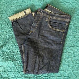 Men’s Selvage Revtown Jeans in Blue 36 x 32